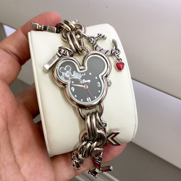 ?RARE Mickey Mouse charms bracelet watch main image 9